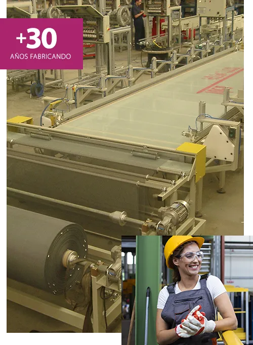 Maquinaria industrial para el sector carpintería metálica y madera